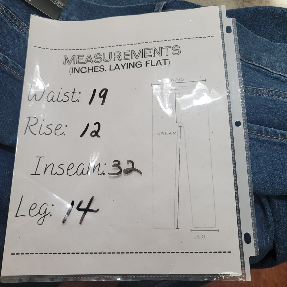 Women's Plus Wide Leg High Rise Jeans Sz 18 Boho Festival 90s Y2K Businesscasual - Picture 9 of 10